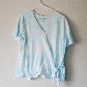 Blue tie dye shirt!